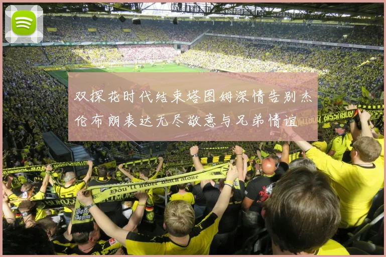 双探花时代结束塔图姆深情告别杰伦布朗表达无尽敬意与兄弟情谊